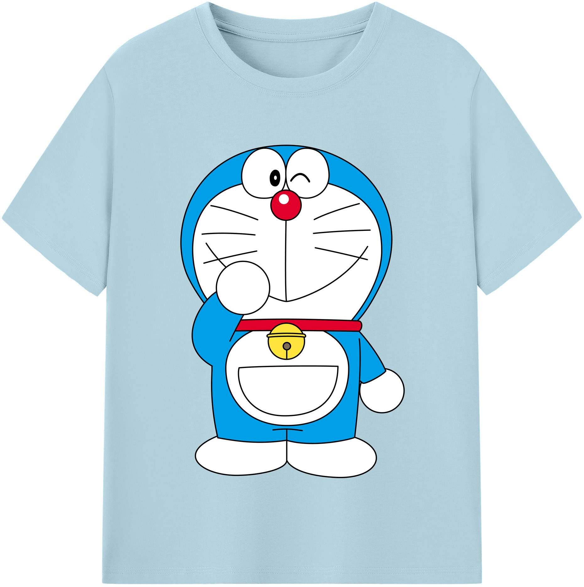 （画像用） ドラえもん Doraemon 綿100％半袖Tシャツ（フロントプリント）